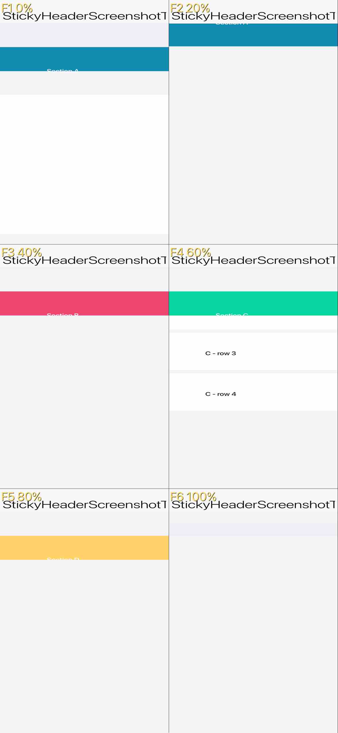 StickyHeaderScreenshotTest