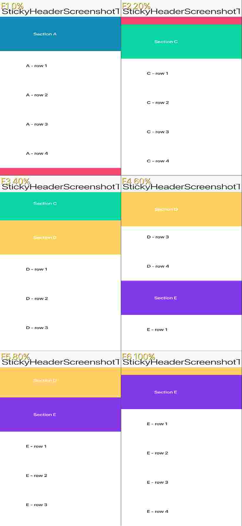 StickyHeaderScreenshotTest