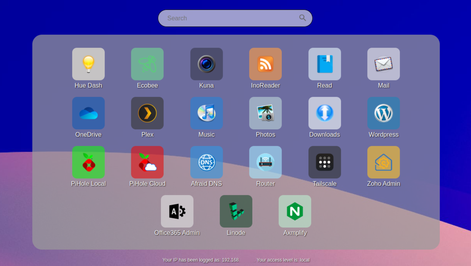 Screenshot of Launcher