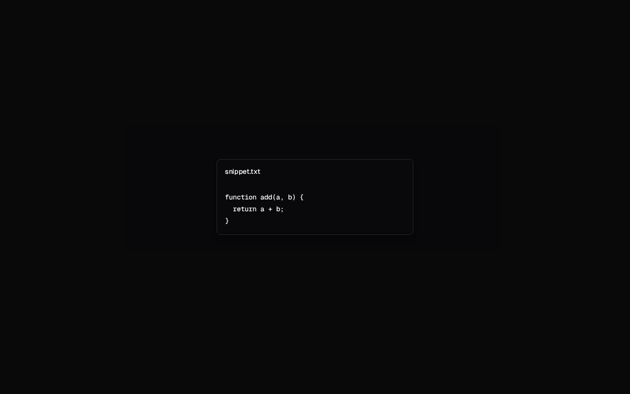 Plain text stays monospaced