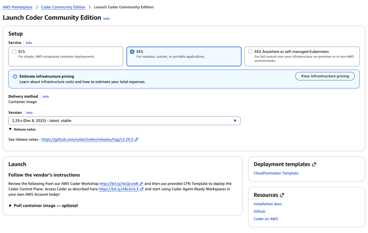 AWS Marketplace Launch