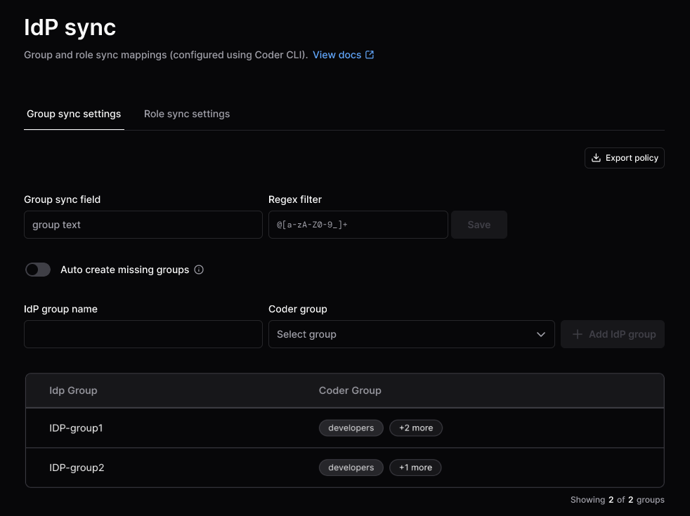 IdP Sync