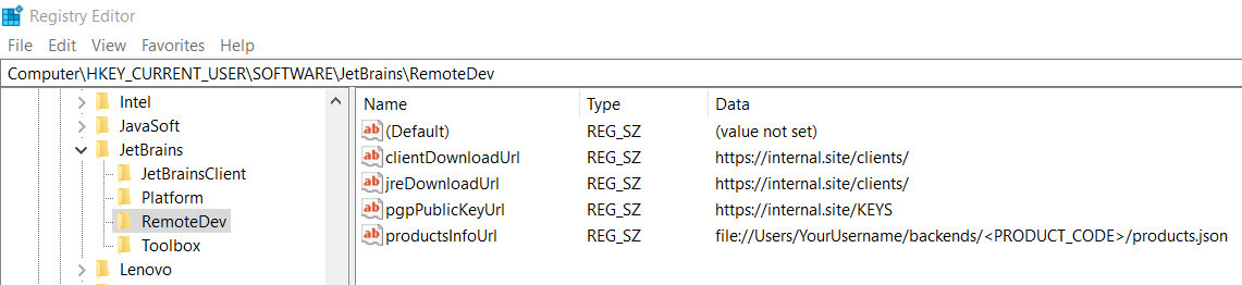 JetBrains offline - Windows