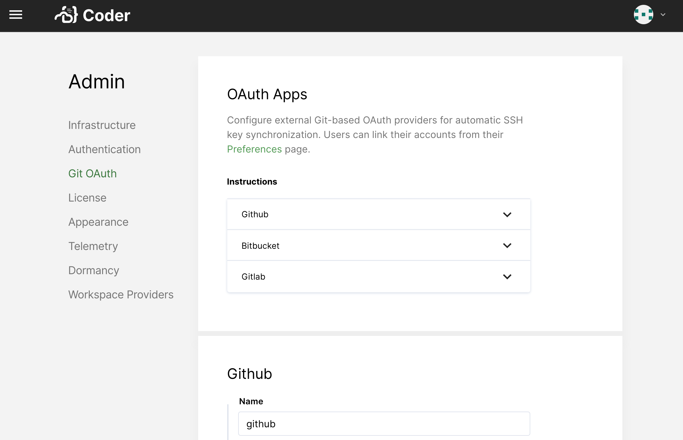 Configure Git Integration