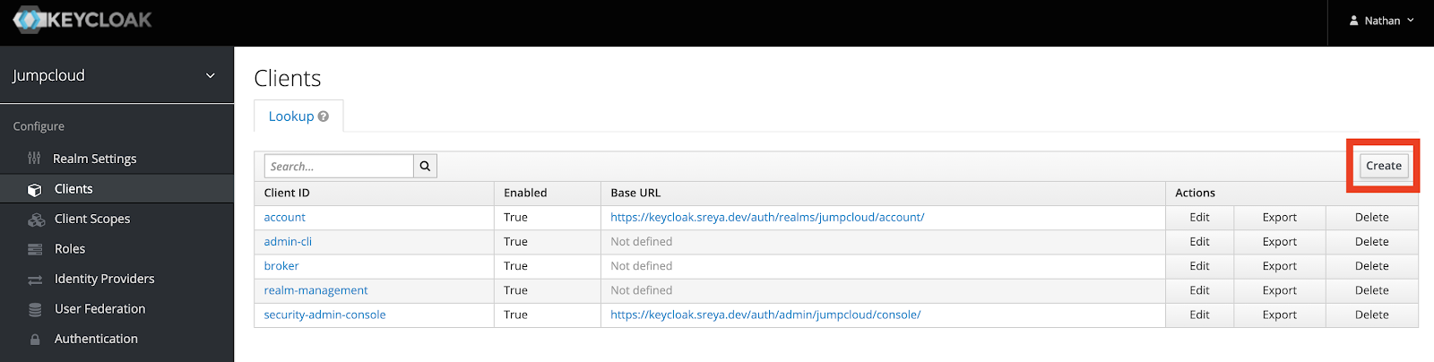 Create Client Connector