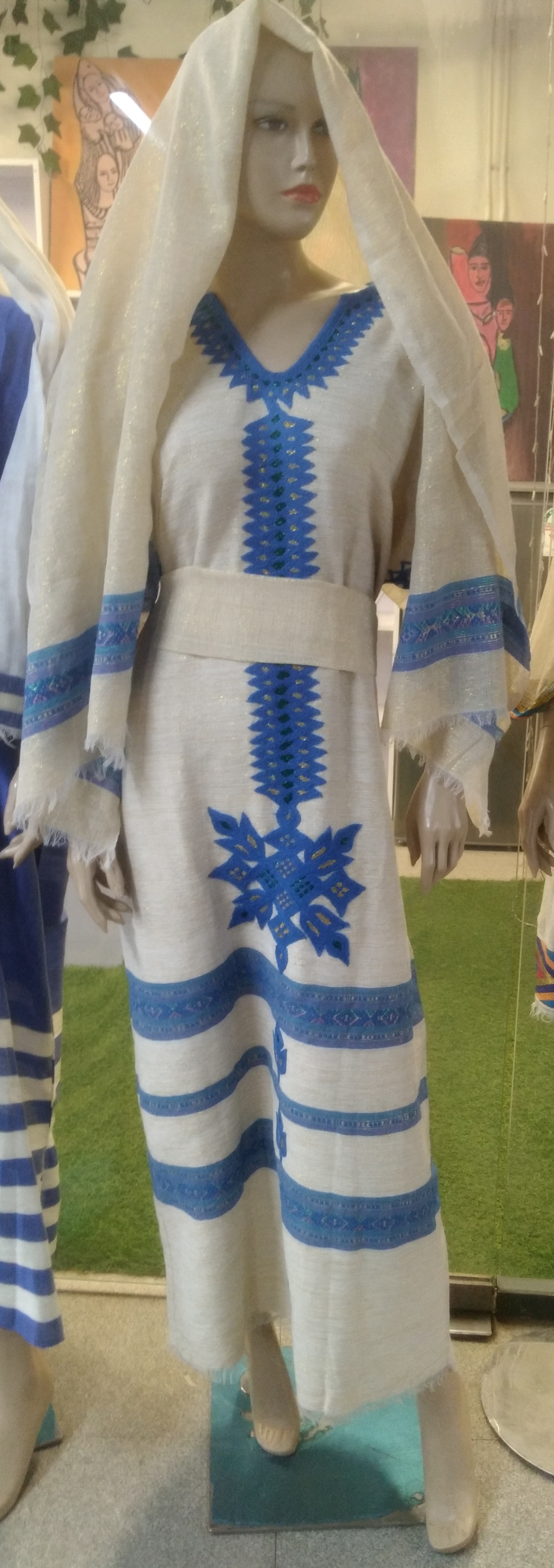 Ismail Traditional Cloth Display