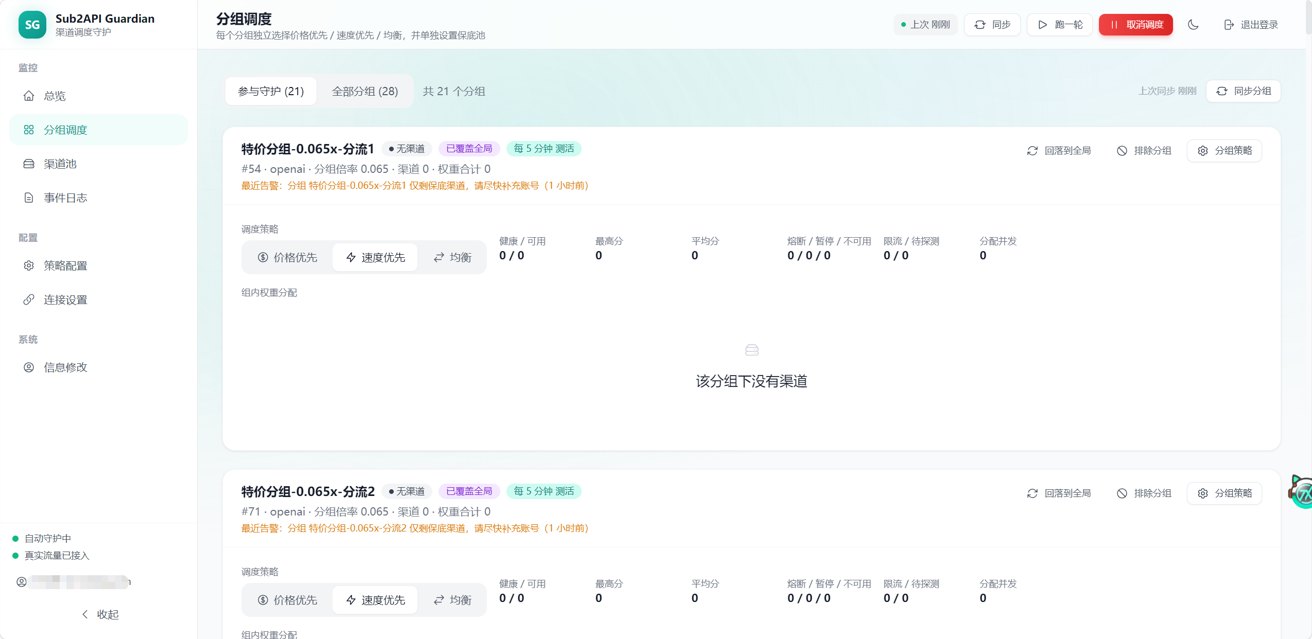 分组调度