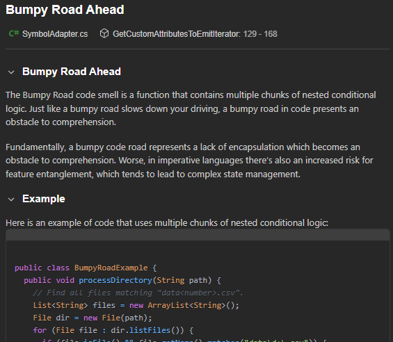Code Smell Documentation