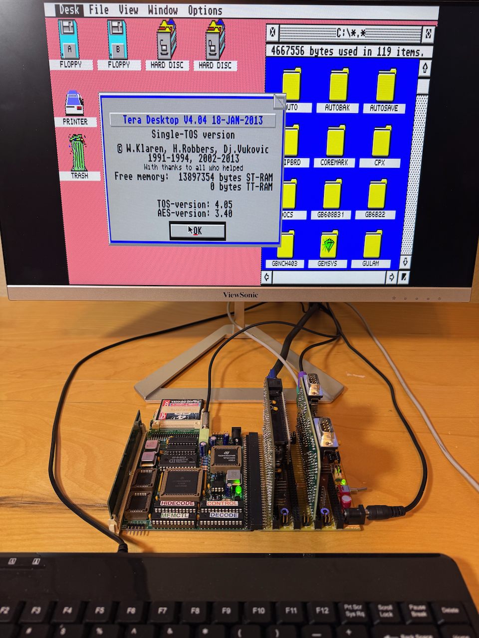SRAM SIMM 1MB Through hole, from the project README