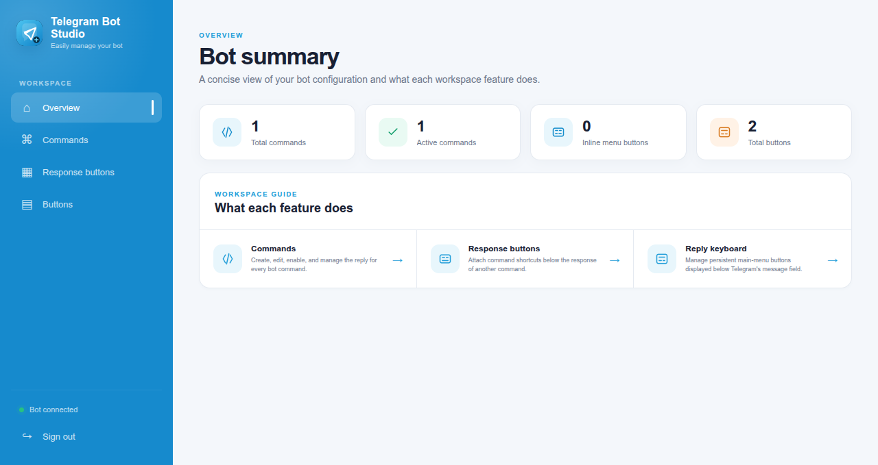 Telegram Bot Studio