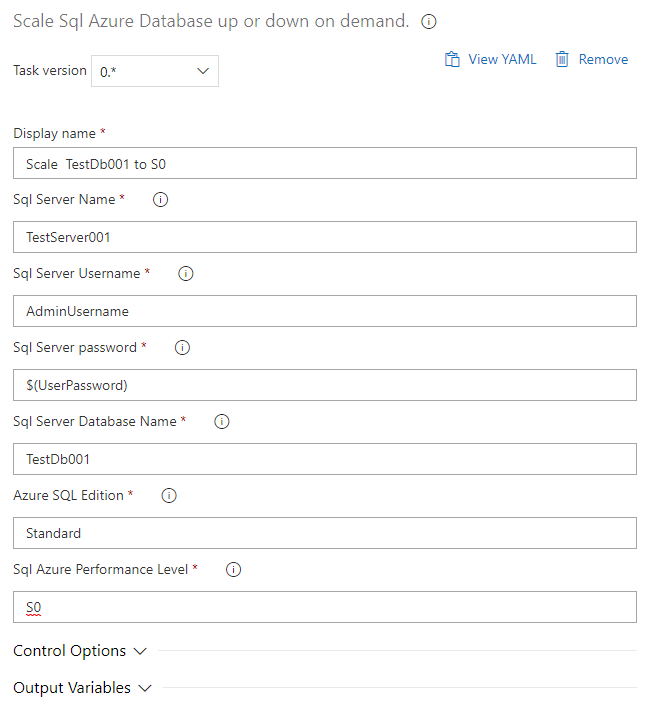 AzureDevopsTaskConfig