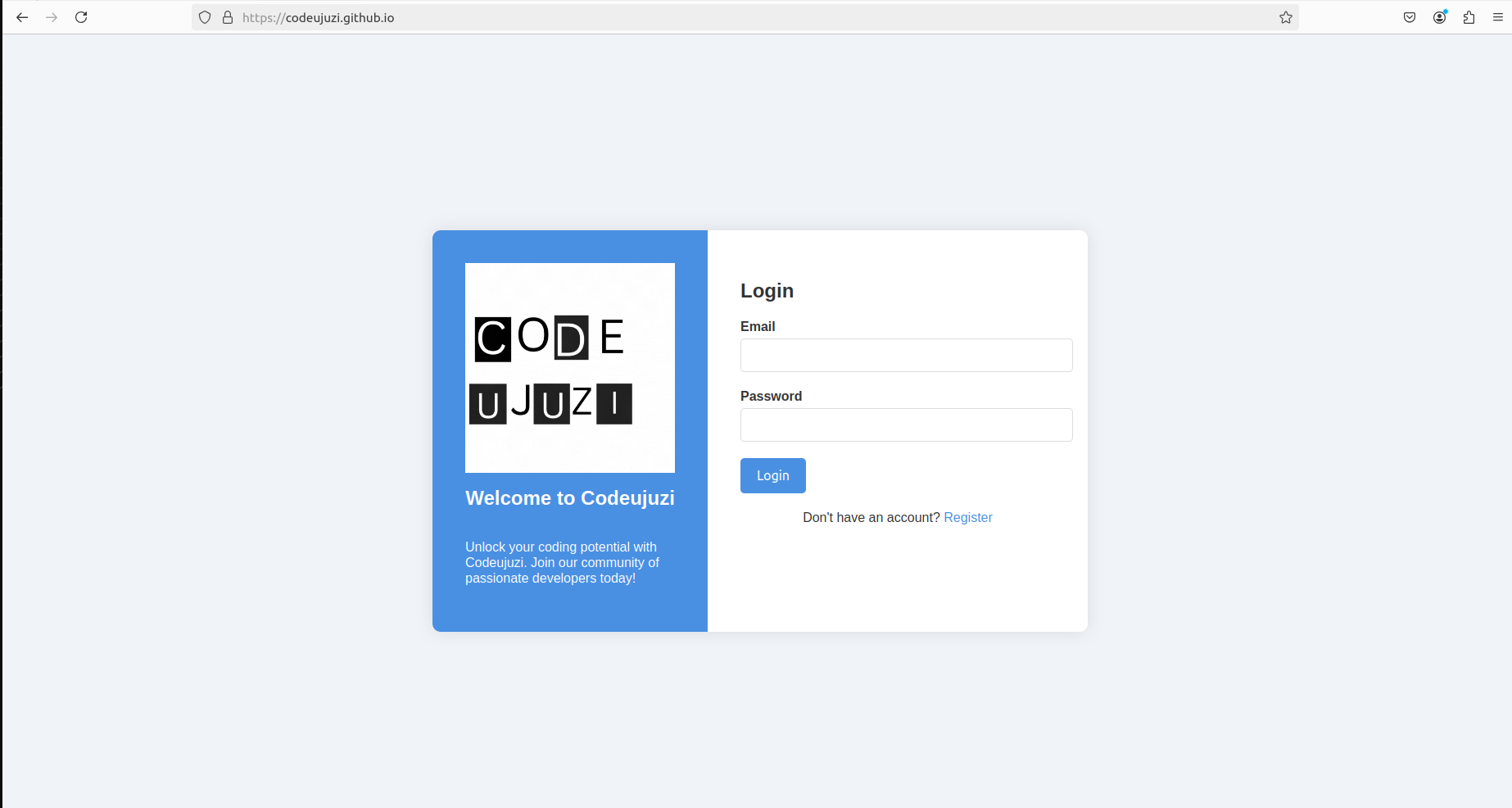 LogIn Page