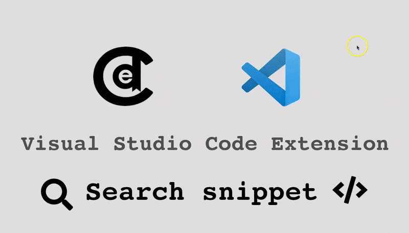 Search from Codever Snippets VSCode Extension Demo