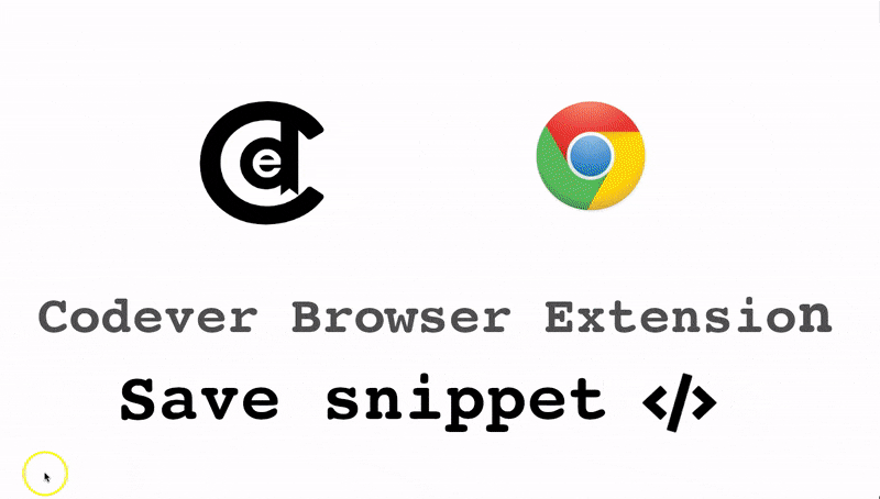 Save to Codever chrome extension usage