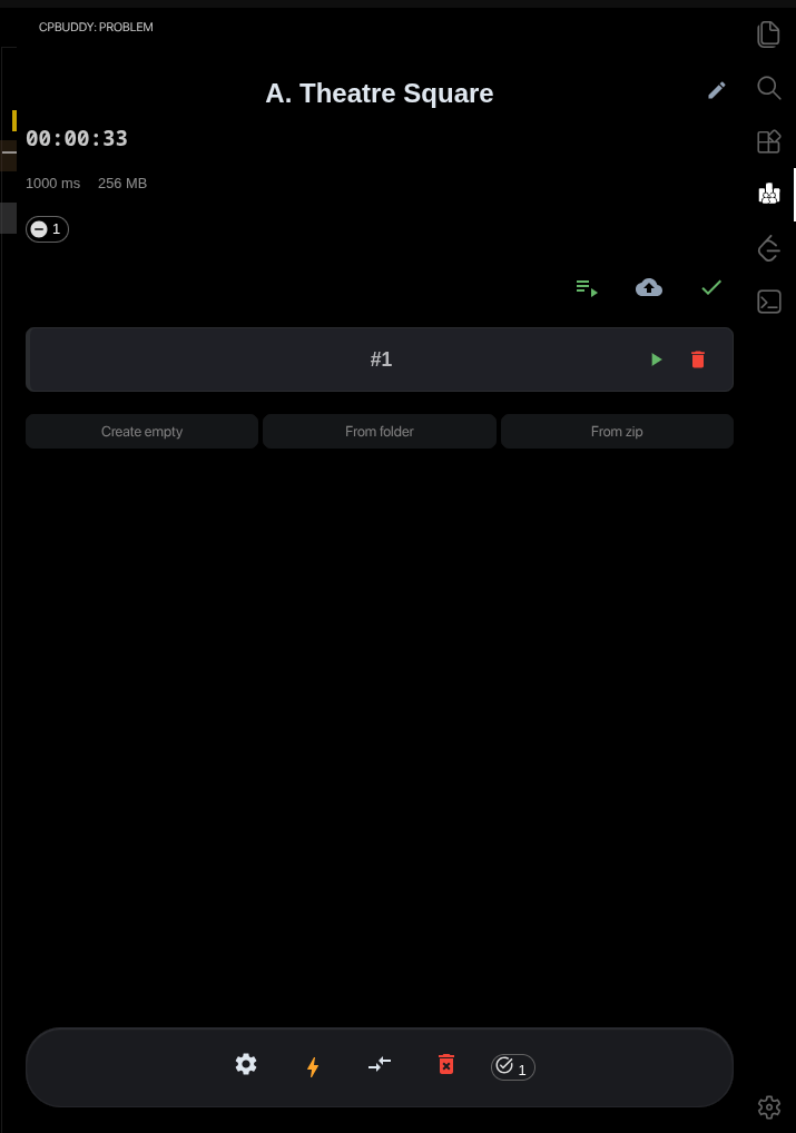 CPBuddy Test Cases