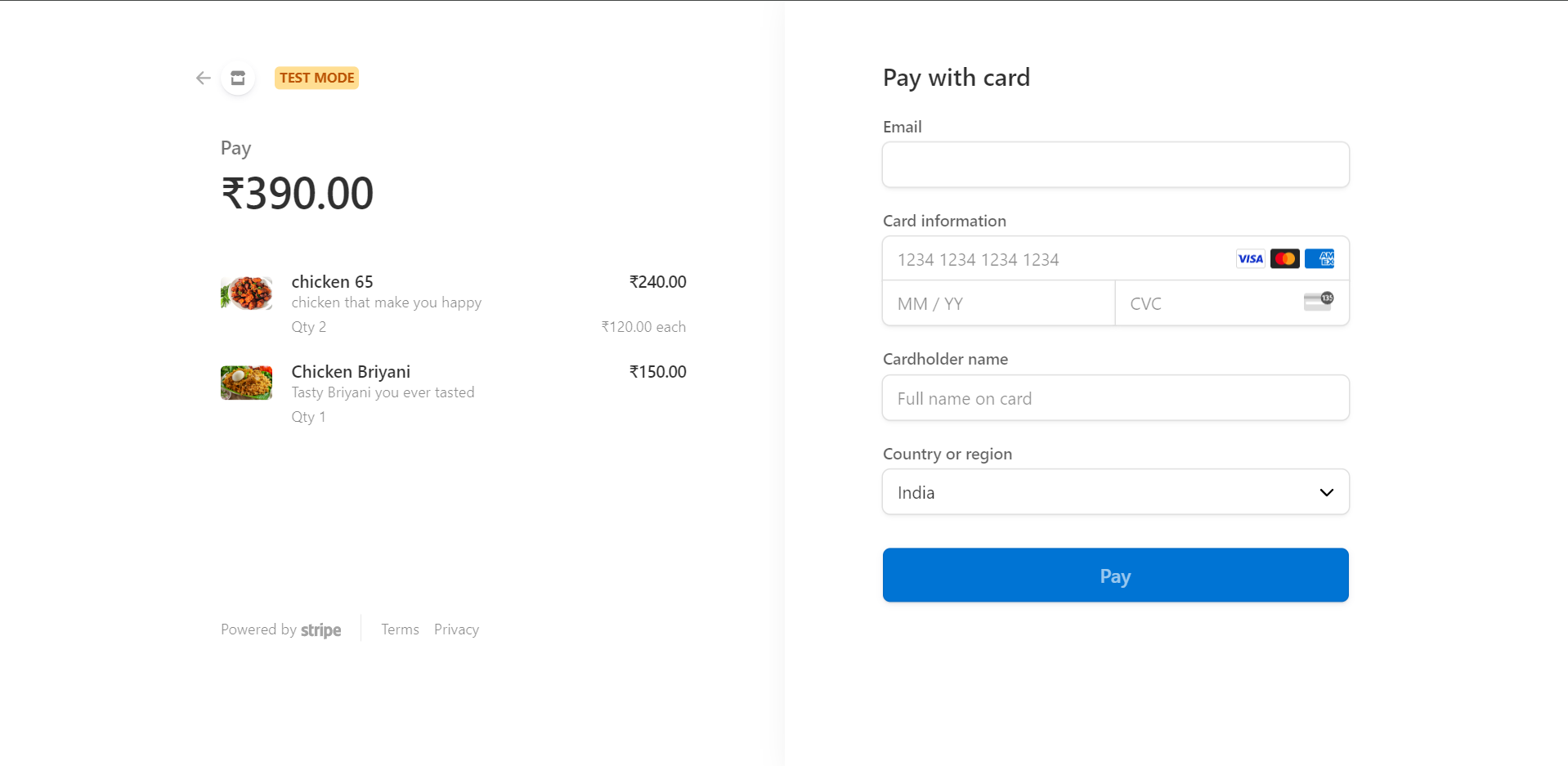 Payment Process