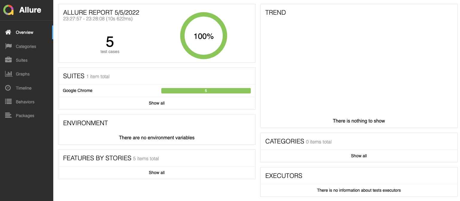 Playwright and JavaScript Test Report