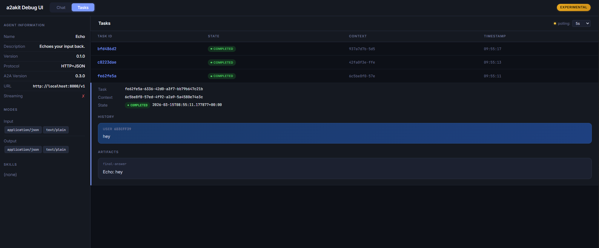 Debug UI