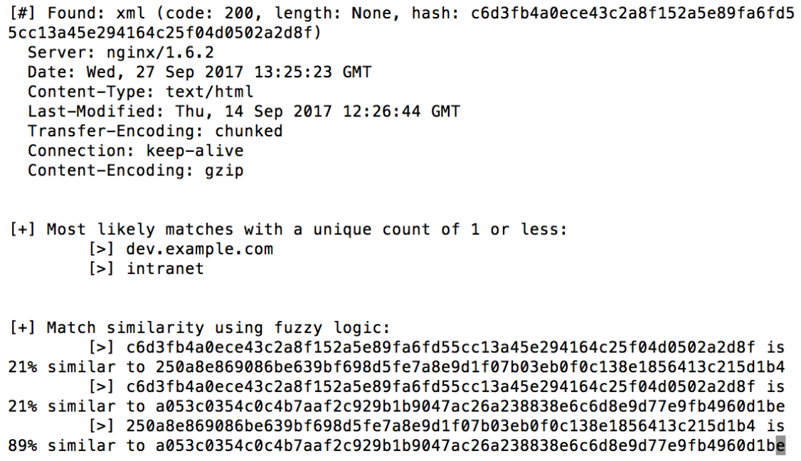 VHOSTScan Fuzzy Logic Example