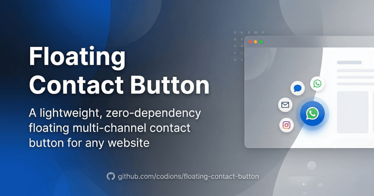 Floating Contact Button