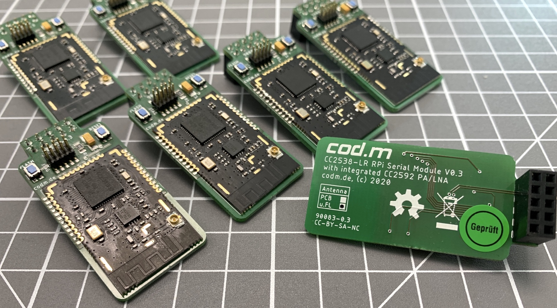 cod.m CC2538 ZigBee Raspberry Pi Module PCB's