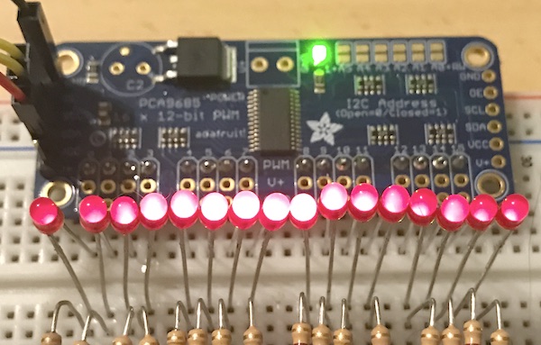 PCA9685 12-bit LEDs