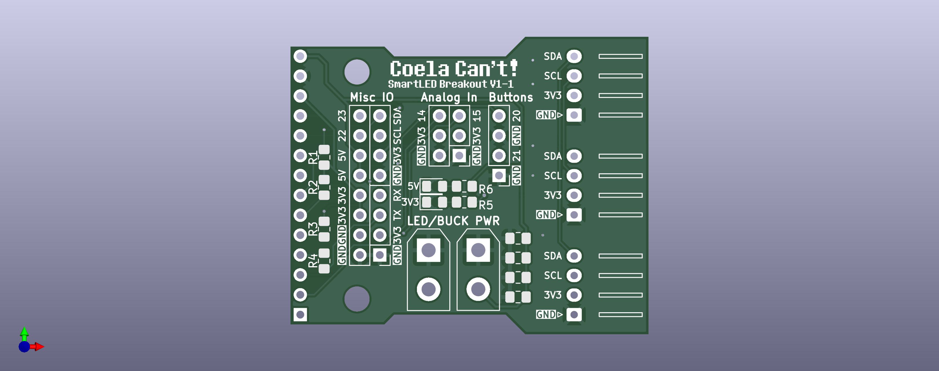 SmartLED Shield Breakout, from the project README