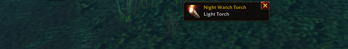 Light Torch reminder button