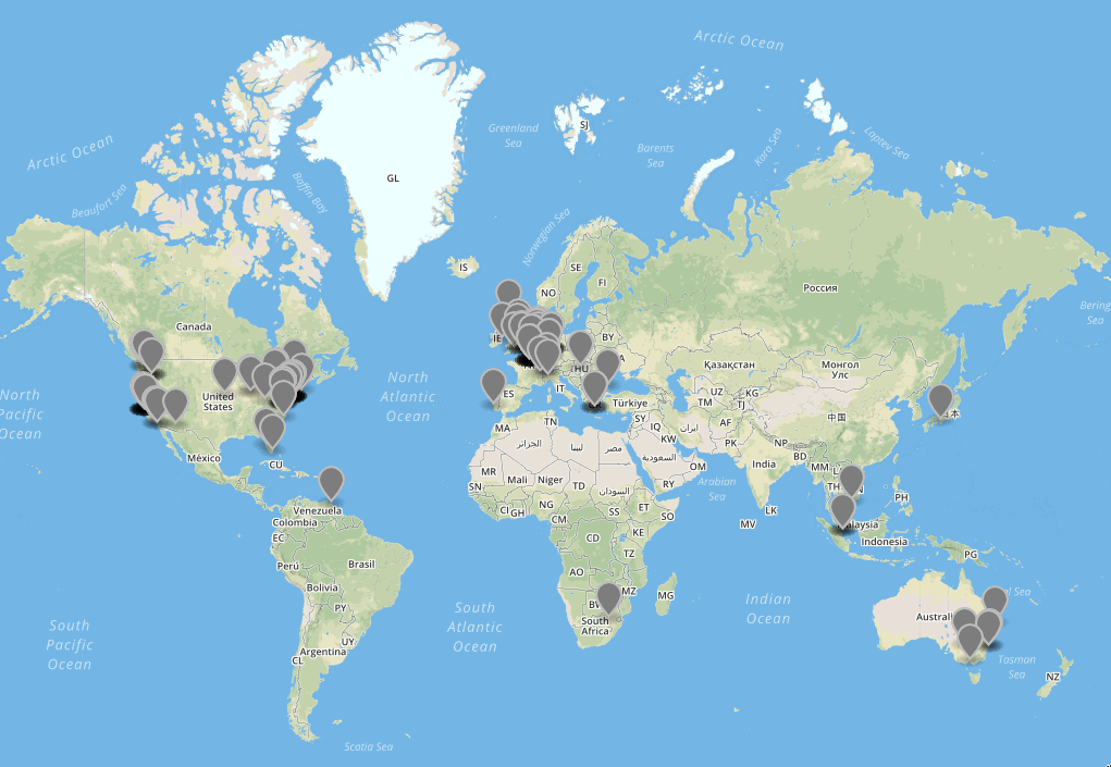 Map of Codius hosts