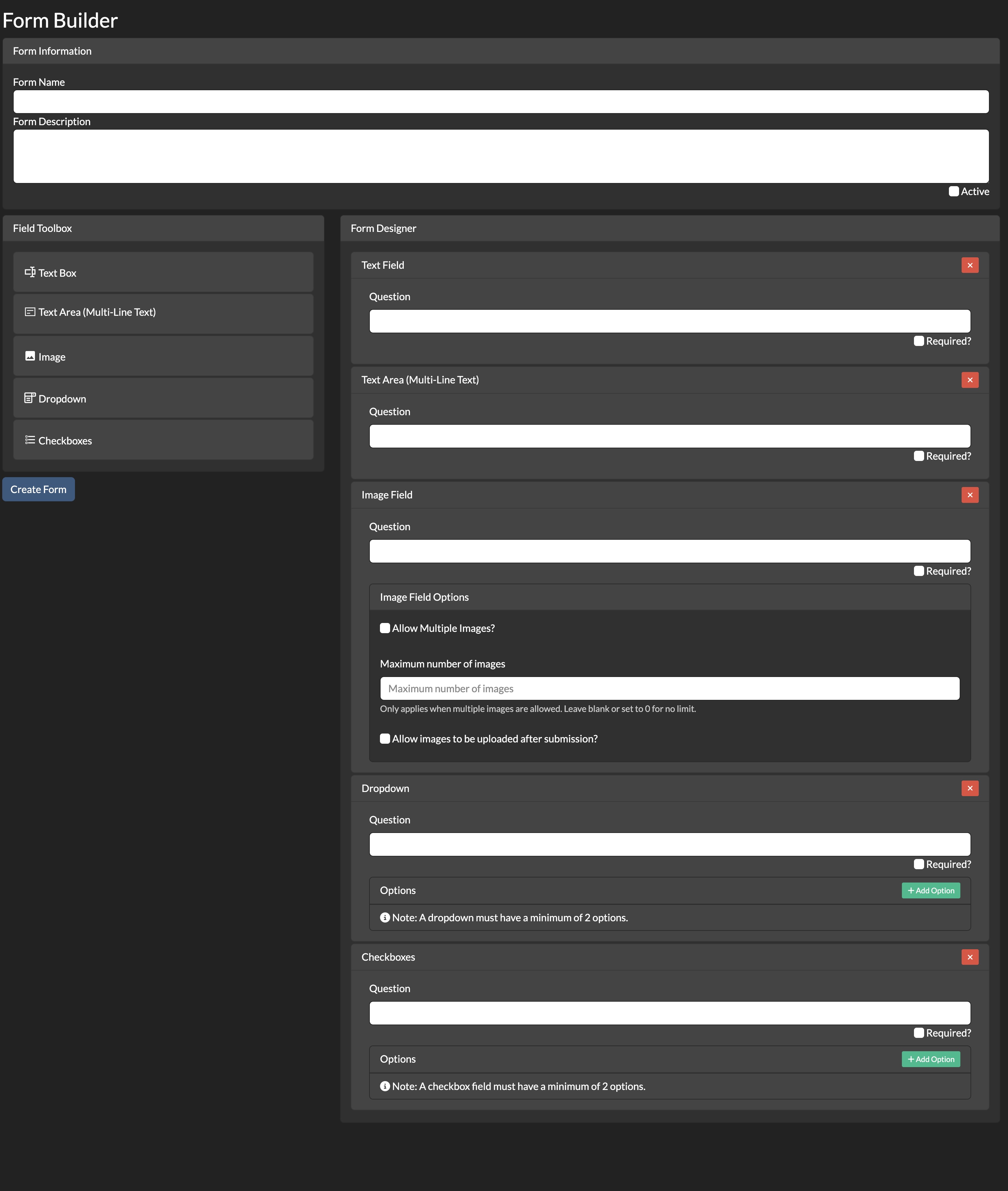 Form Builder