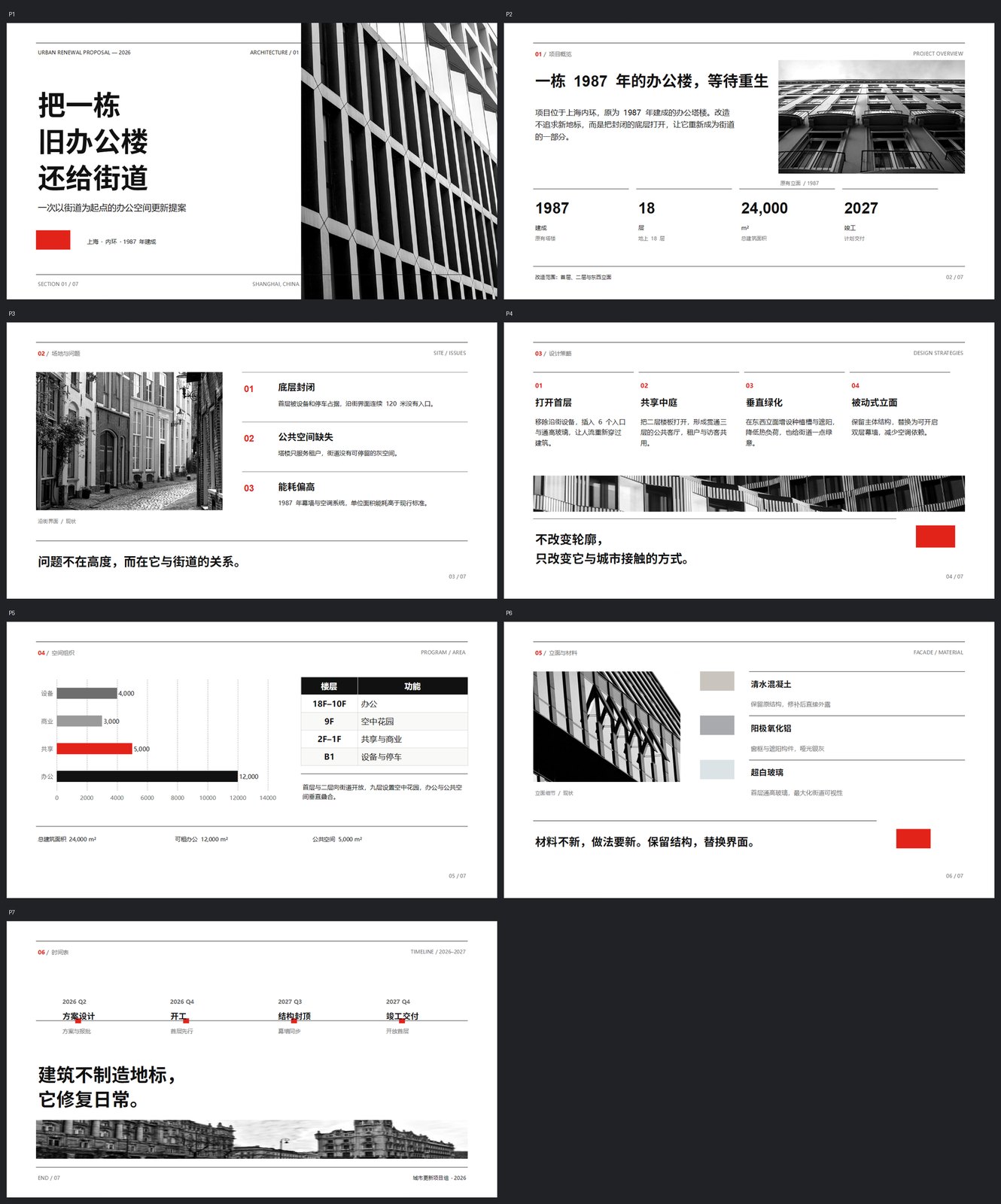 旧办公楼更新提案预览