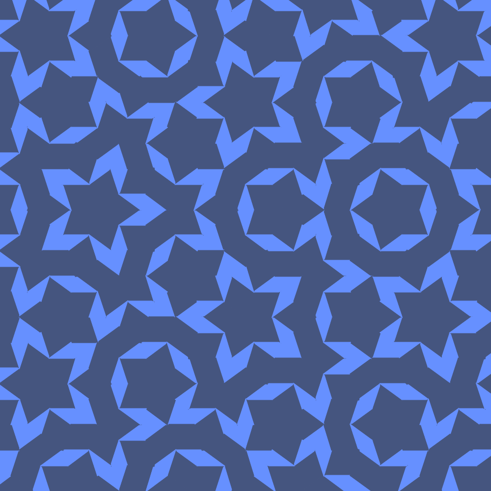 Penrose tiling example