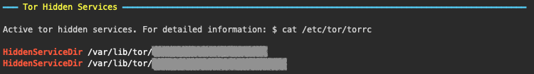 Tor Hidden Services