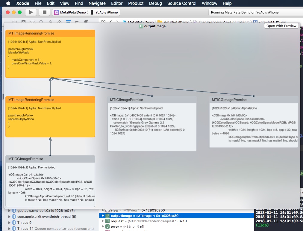 Quick Look Debug Preview