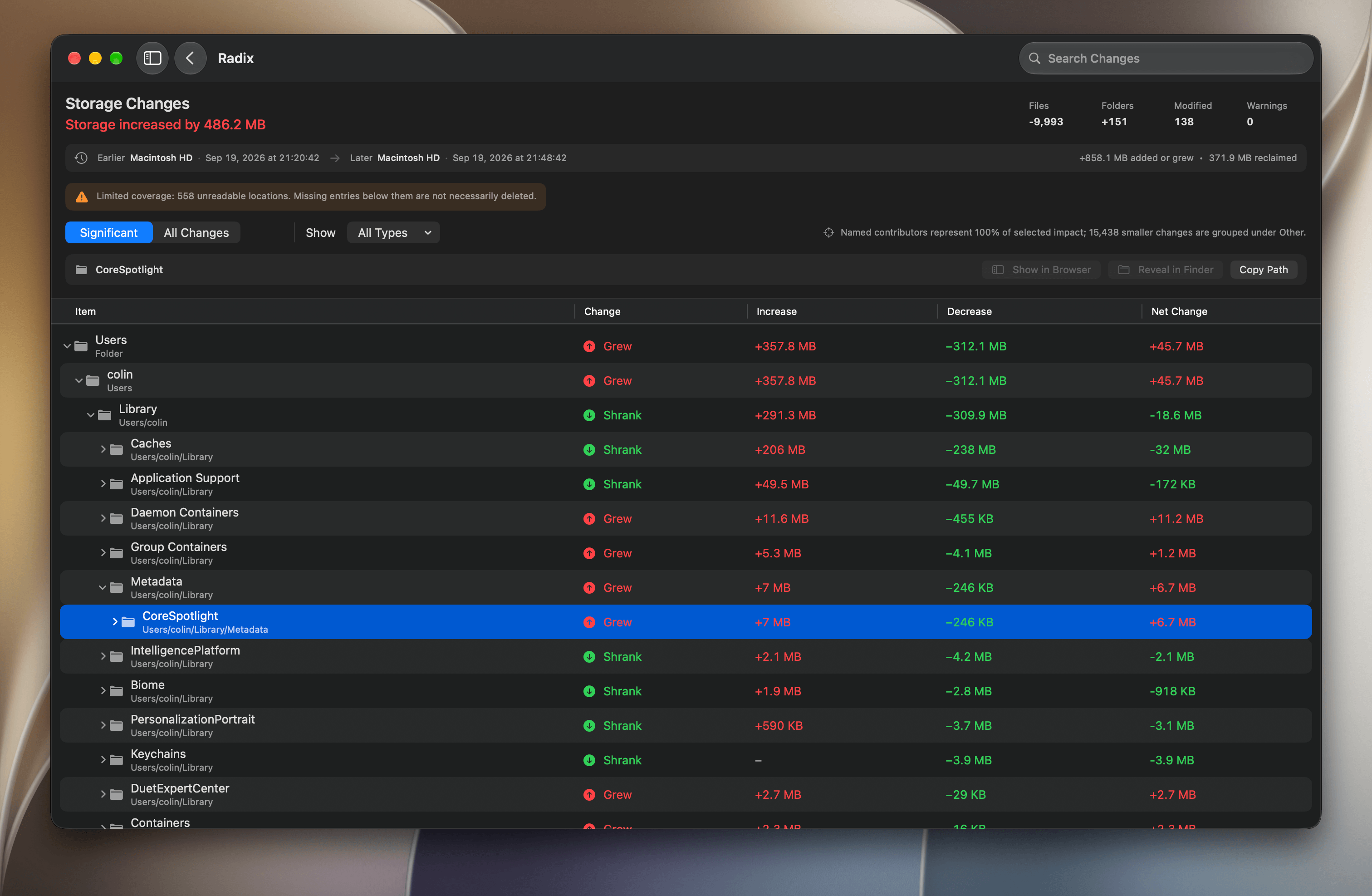 Radix screenshot 3