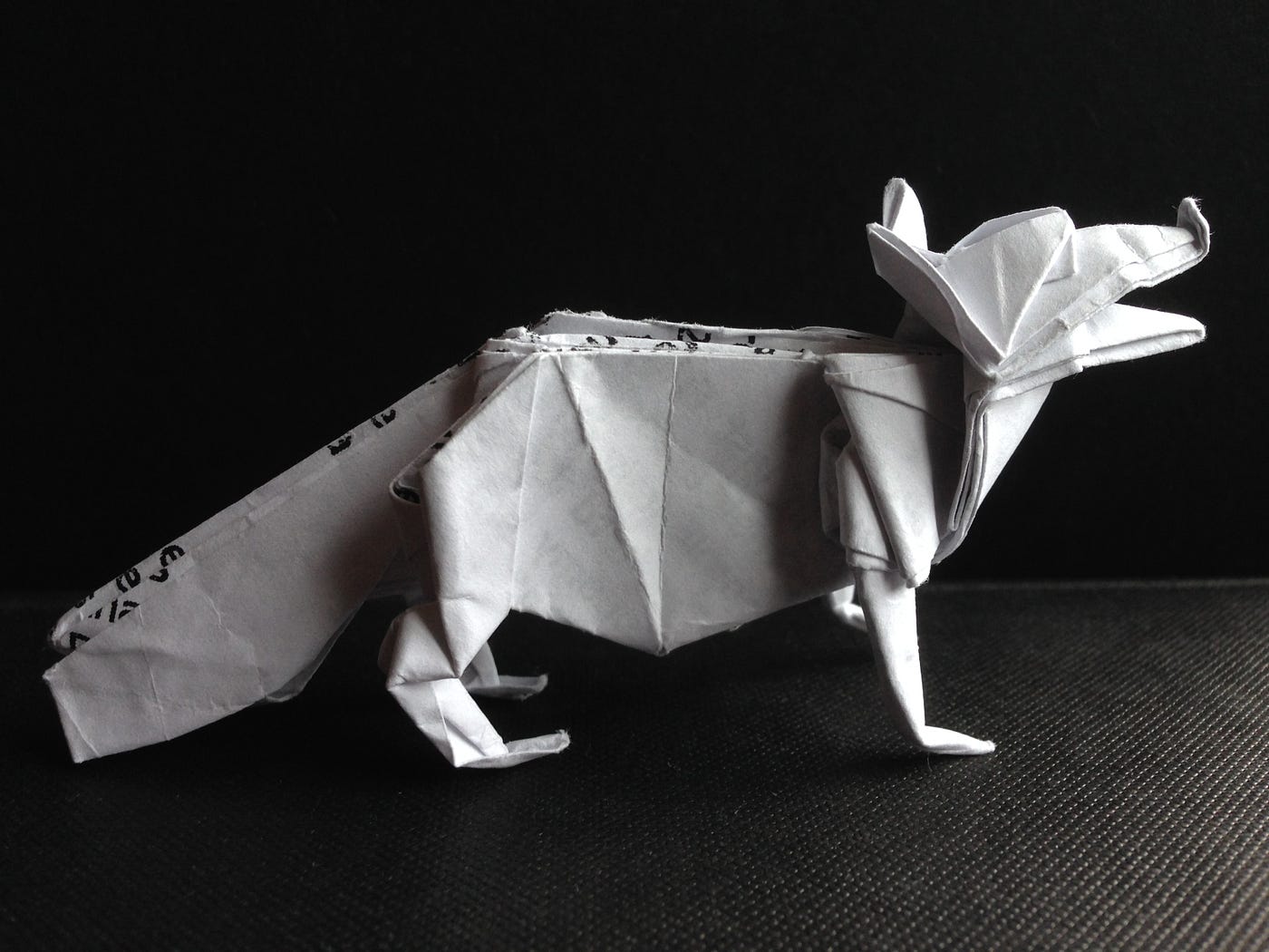 Origami Paper Fox