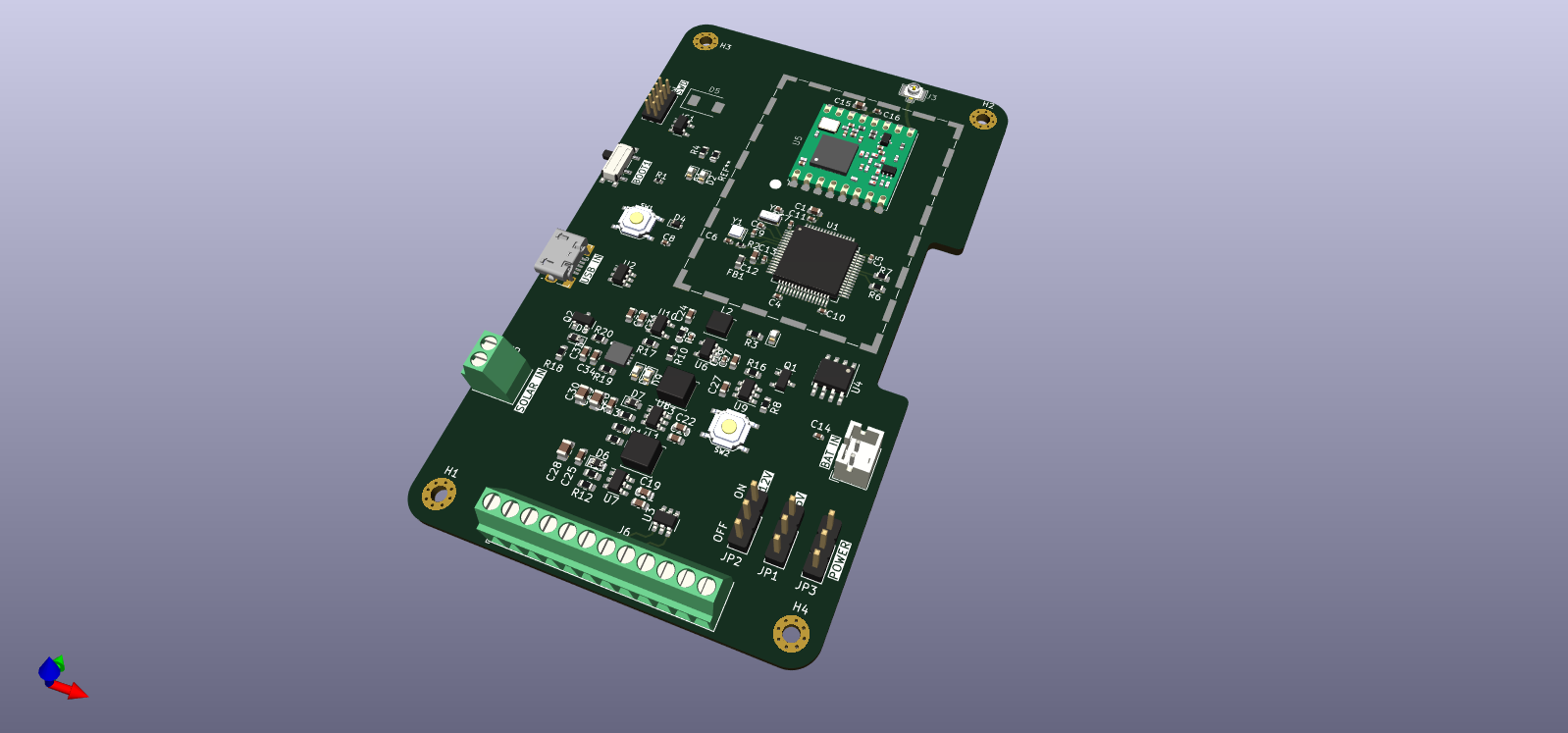 NPK Board x RFM96, from the project README