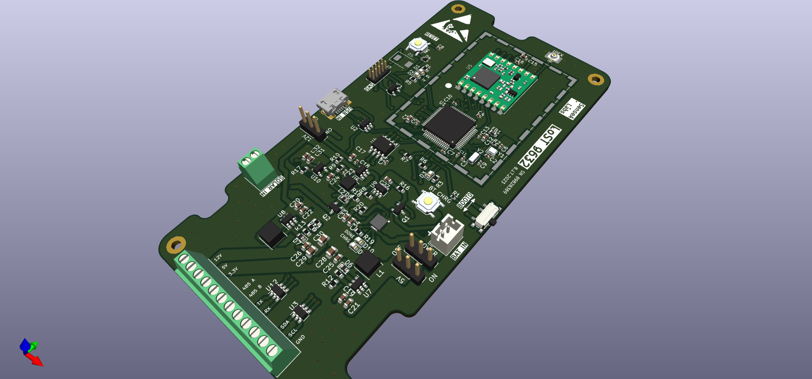 LoST 9632 Board, from the project README