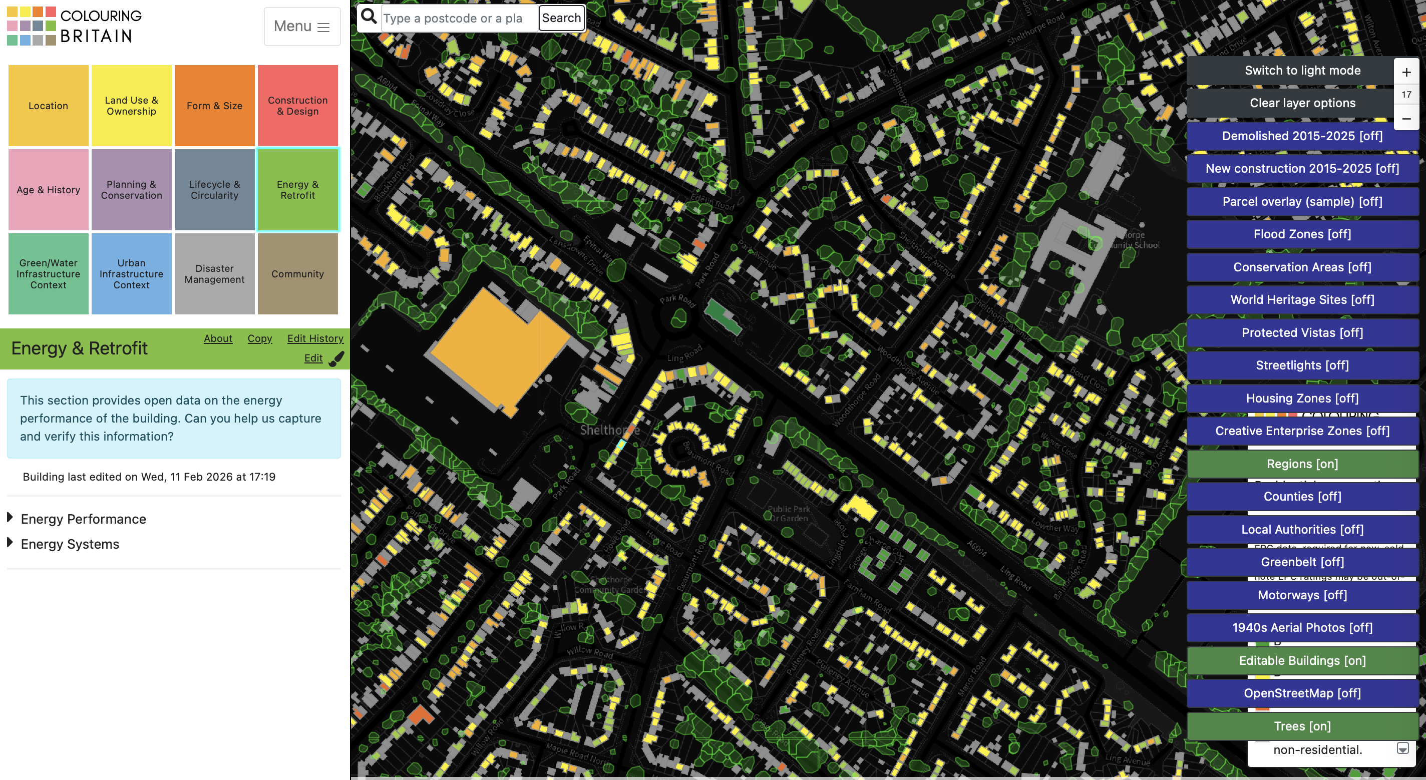 Colouring Britain energy   tree data 