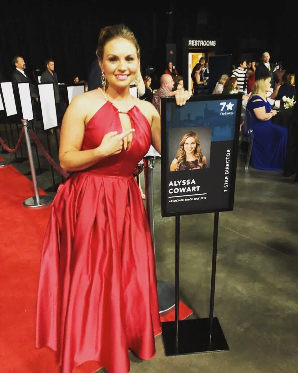 Alyssa red carpet event