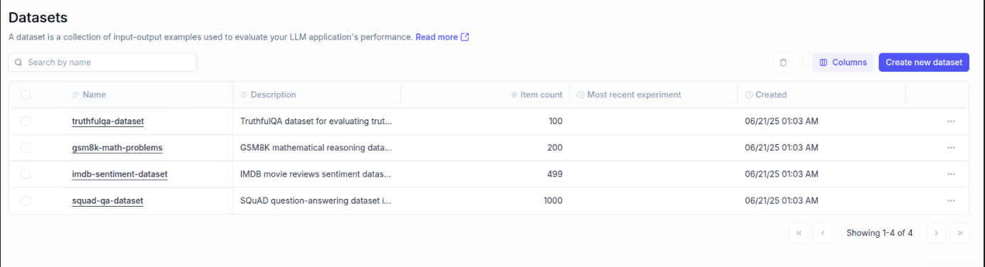 Hugging Face datasets in Opik