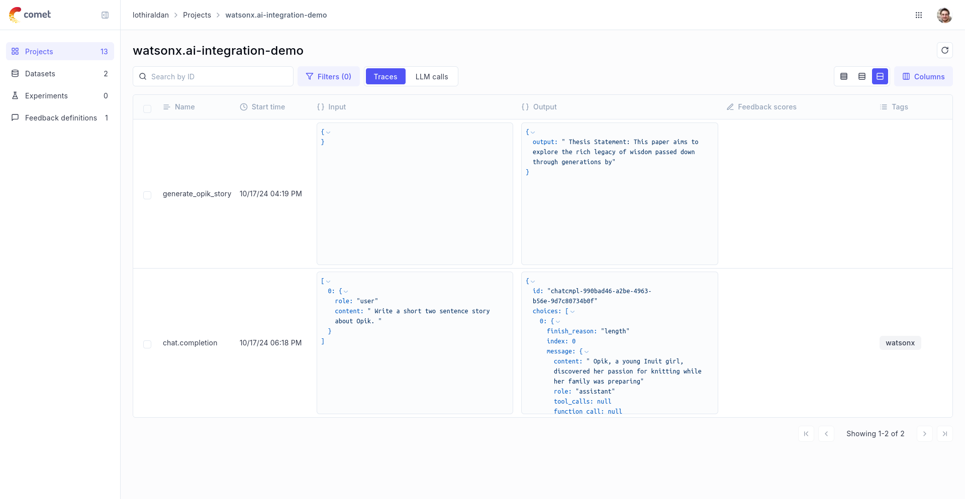 watsonx Cookbook