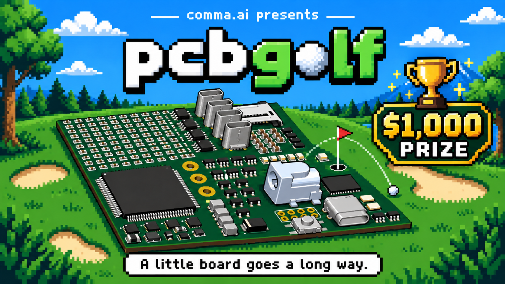 PCBGolf, from the project README