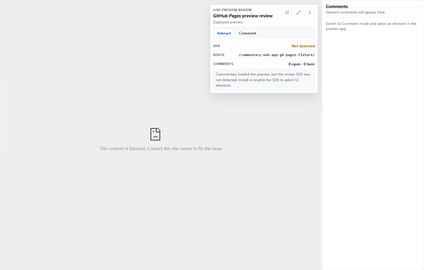 Live Preview Review workspace