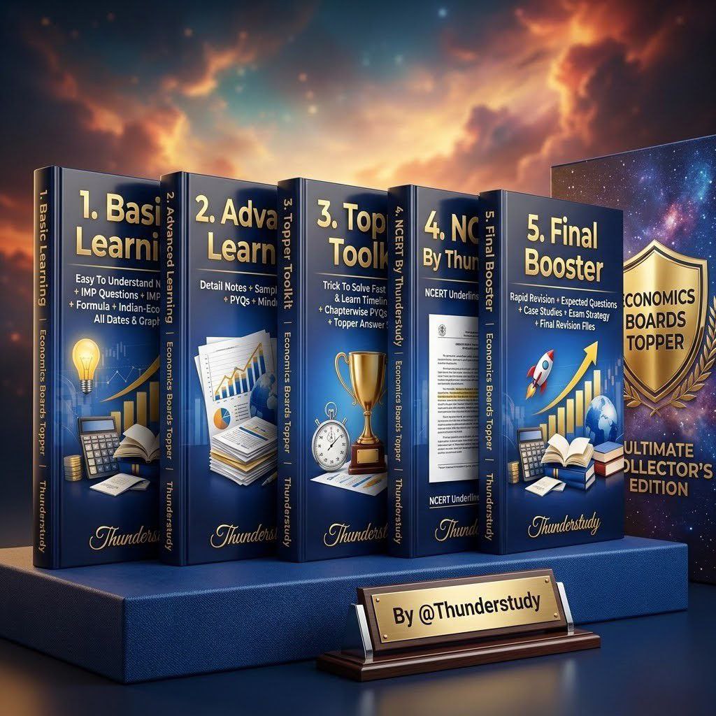 Economics Boards Topper 5-Book Toolkit by Thunderstudy — CBSE Class 12
