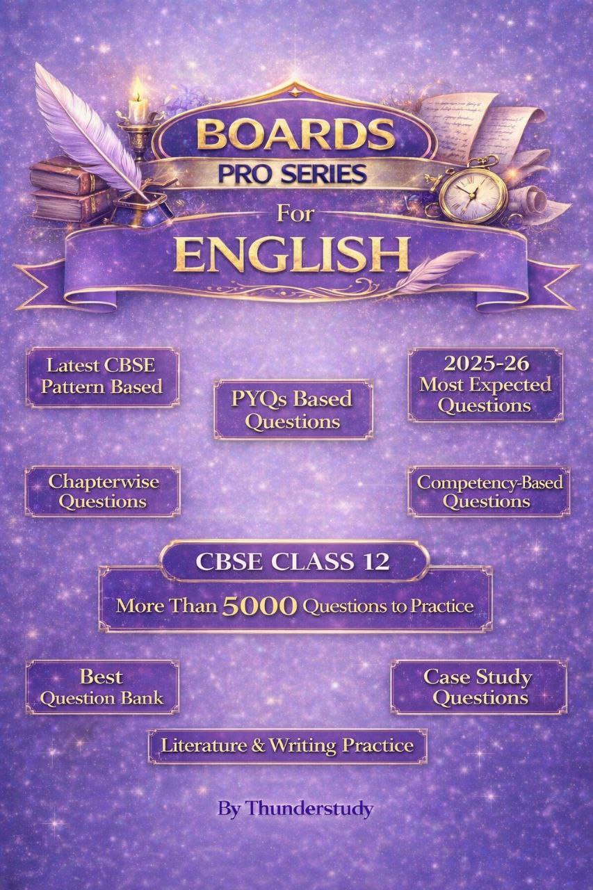 Boards Pro Series English Question Bank