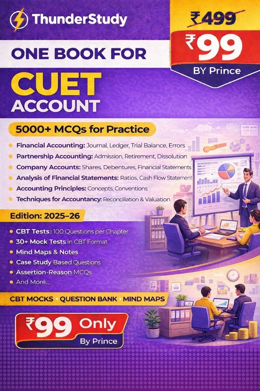 One Book For CUET Accountancy