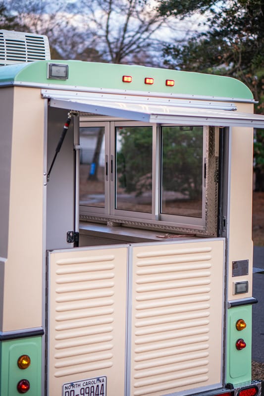 Service window open and ready