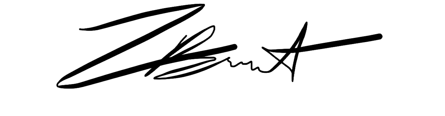 Zack Bennett signature
