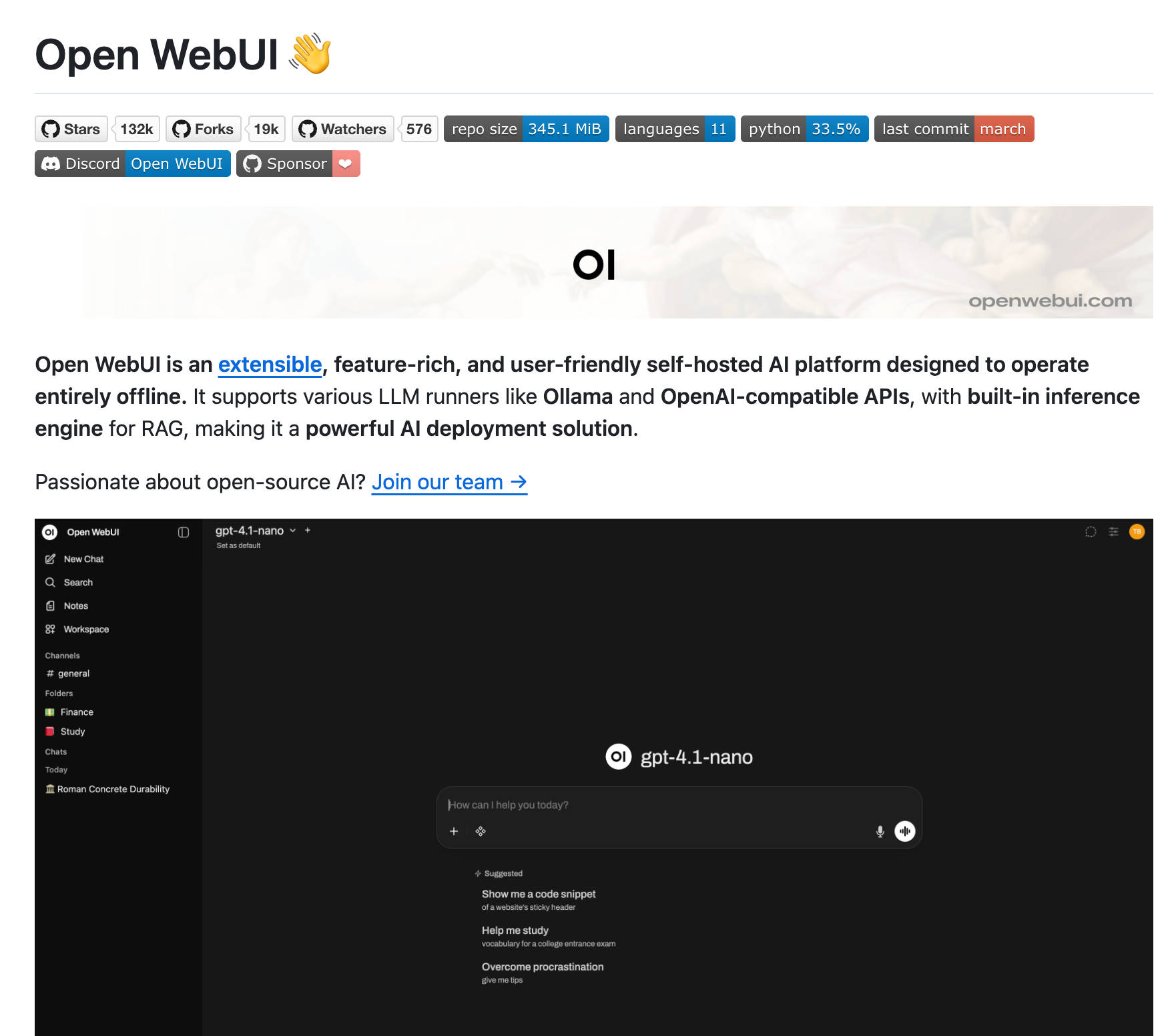 2026년 1분기 GitHub Top 5 오픈소스: 스타 순으로 정리했다 - Open WebUI